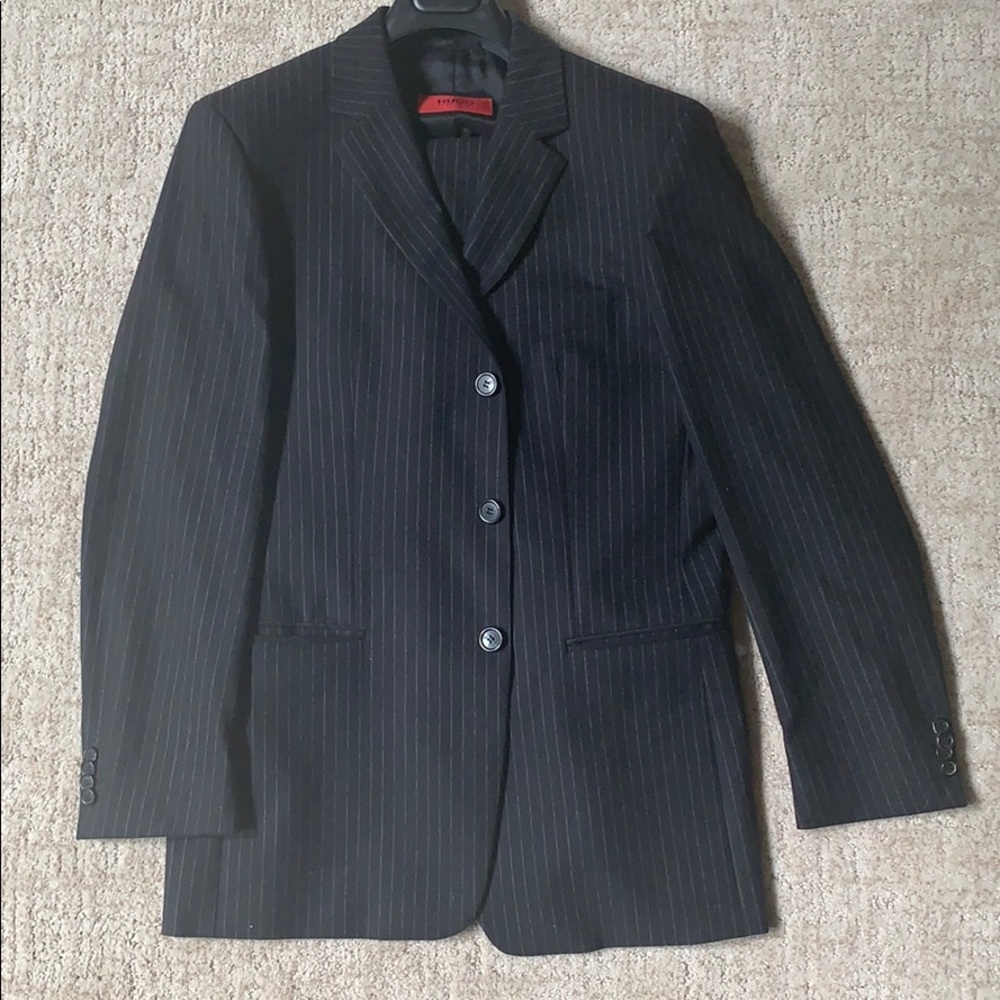 Hugo Boss pinstripe suit